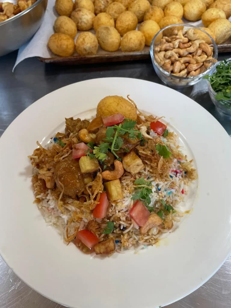 Chicken Biryani with Raita
